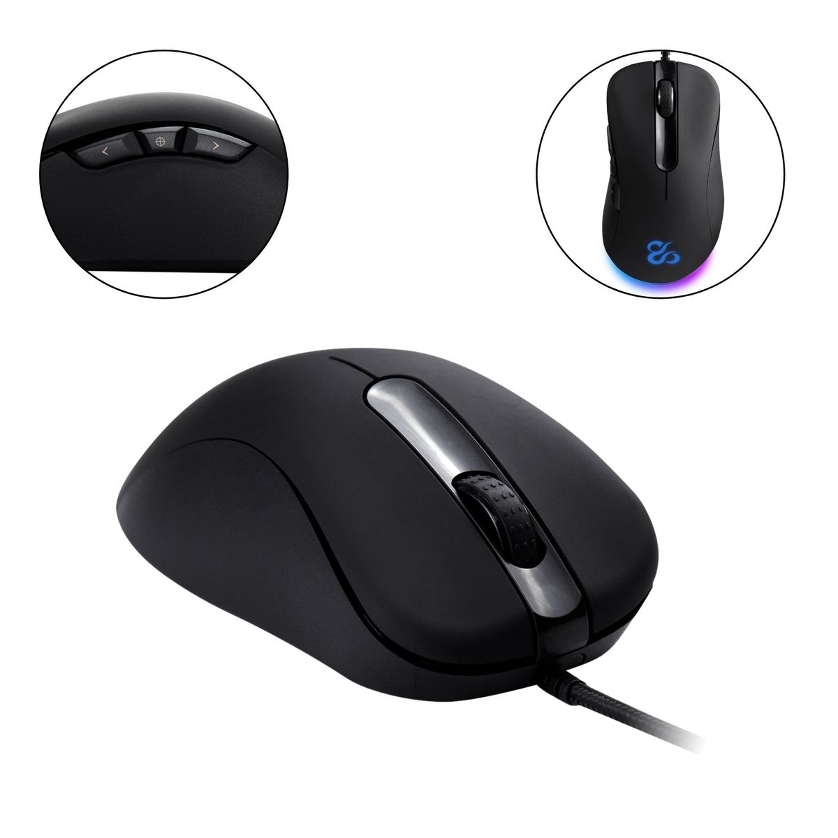 NEWSKILL - Pack Teclado Gungnyr Pro Negro + Mouse RGB Atreo + Pad Grande RGB Themis