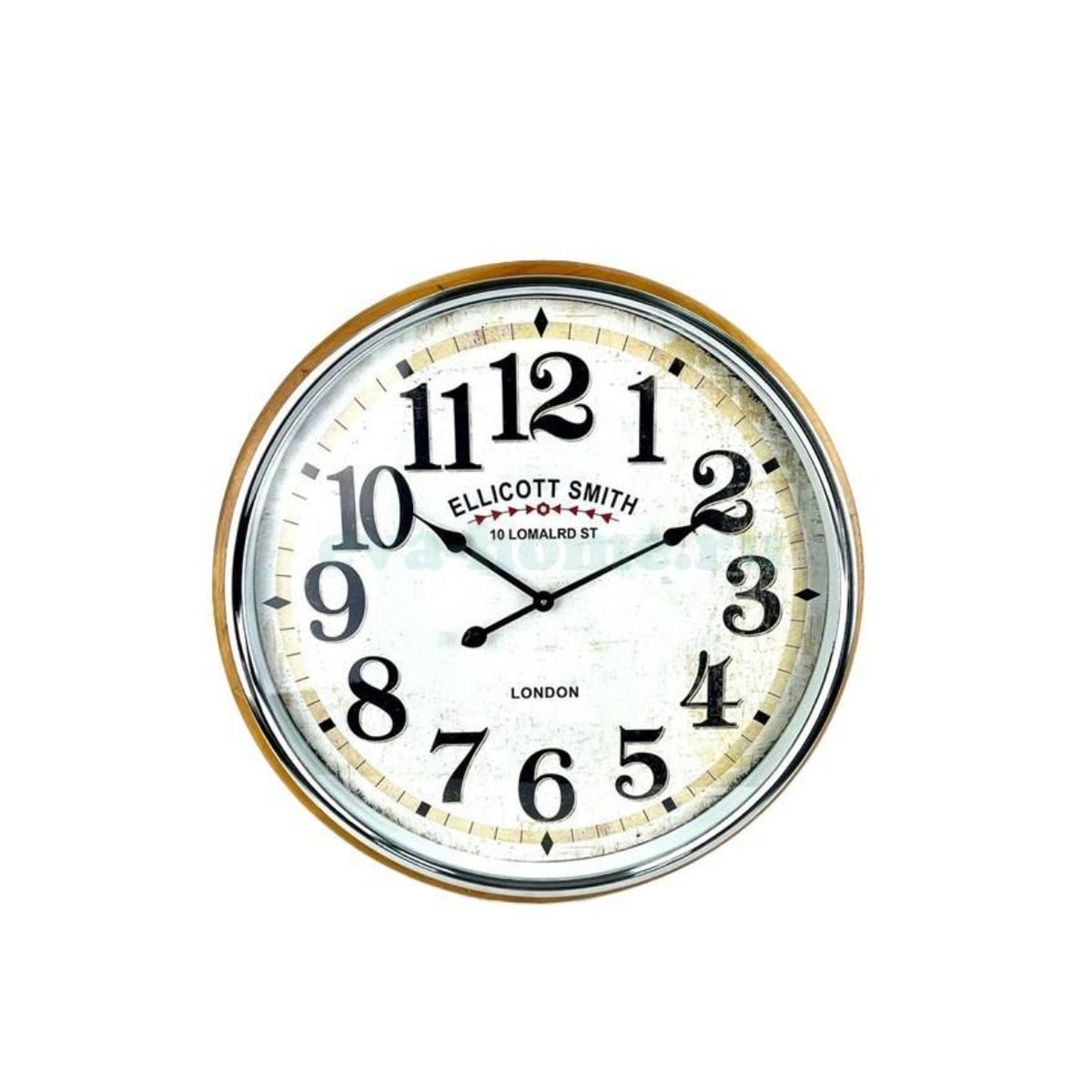 GENERICO - RELOJ PARED GRANDE METAL VINTAGE SMITT