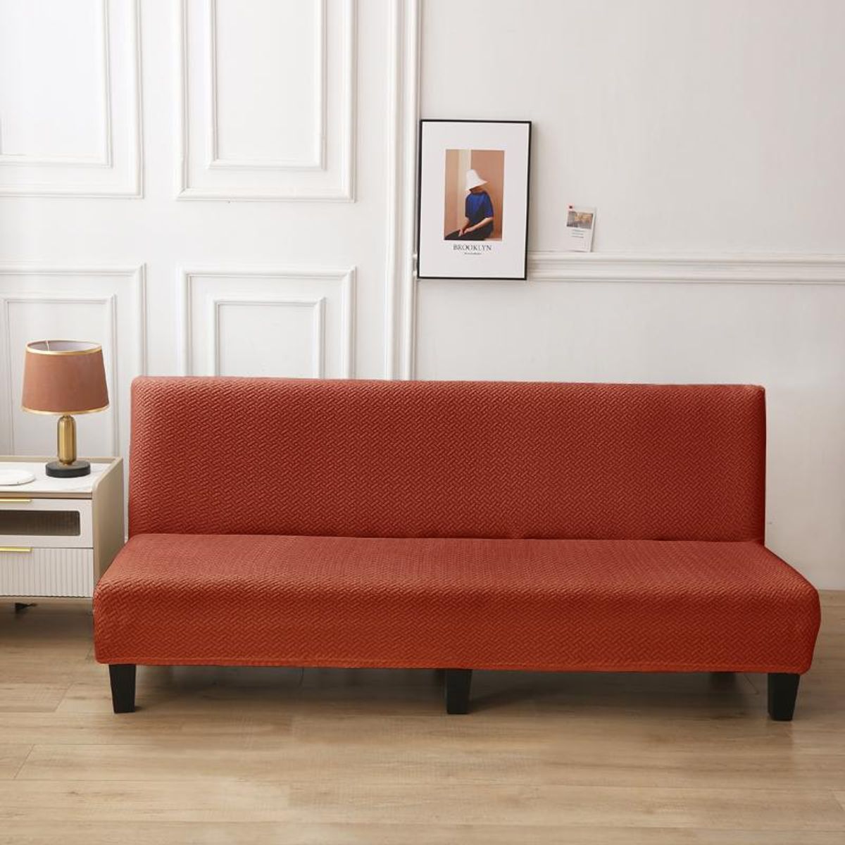 GENERICO - FUNDA DE FUTON TEXTURIZADA