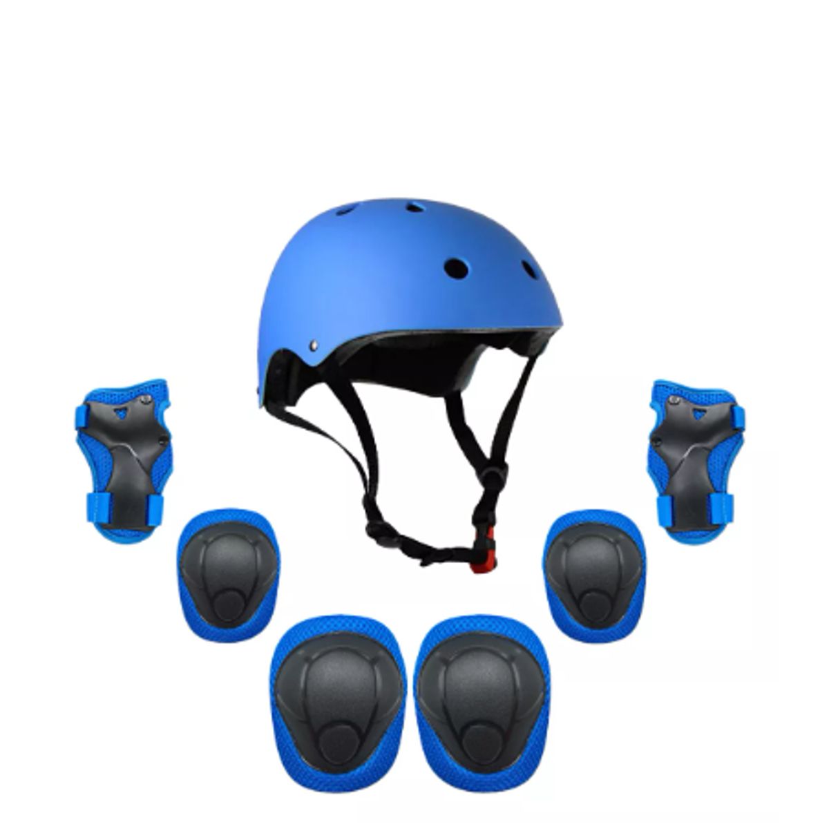 GENERICO - Set Protección Niño Para Patines bicicleta skate azul
