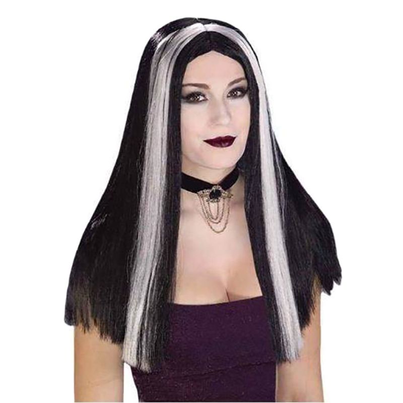 GENERICO - PELUCA PERSONAJES MORTICIA 160 GR. X1   UNI