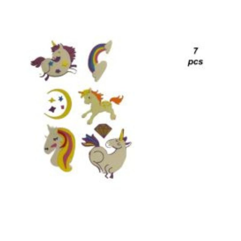 GENERICO - STICKERS GOMA EVA 7 PCS