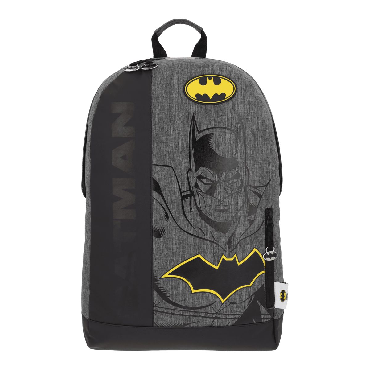 YADATEX - Mochila Dc Comics Batman Juvenil Casual Negro Escudo