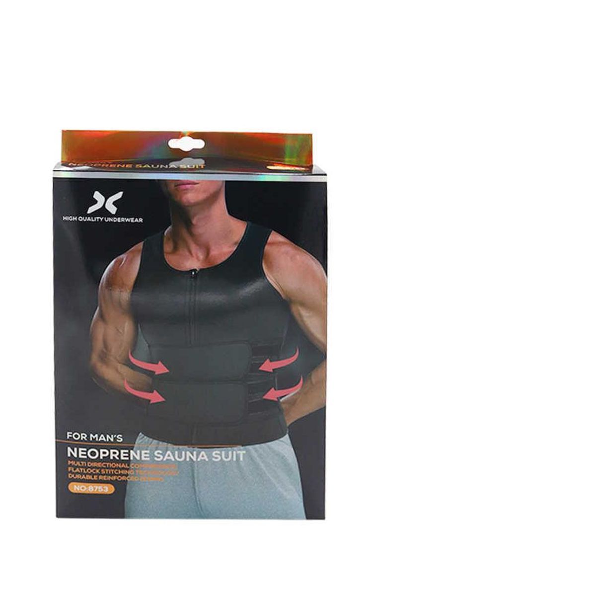 GENERICO - Faja Chaleco Ajustable de Caballero Talla M