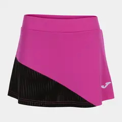 JOMA - Falda Montreal Padel o Tenis Negro-Rosa