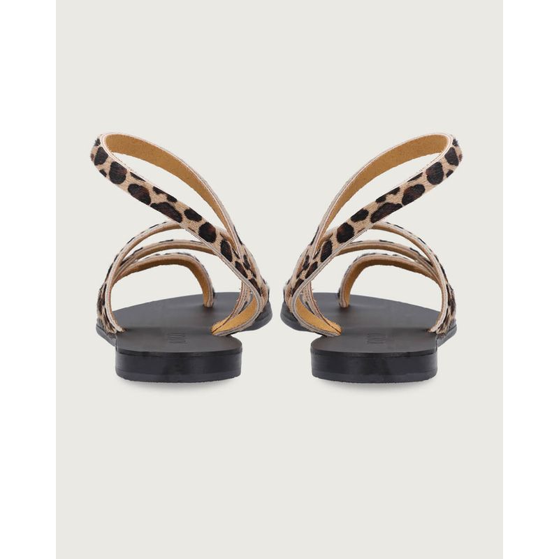 URCO - SANDALIA PAROS BLACK LEOPARDO