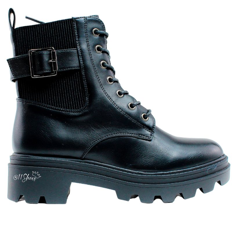 HERIEL - Botin Negro para Mujer Casual