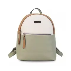 GENERICO - Mochila Doha Manteca Cilantro y Nuez Lincolns - Cafe