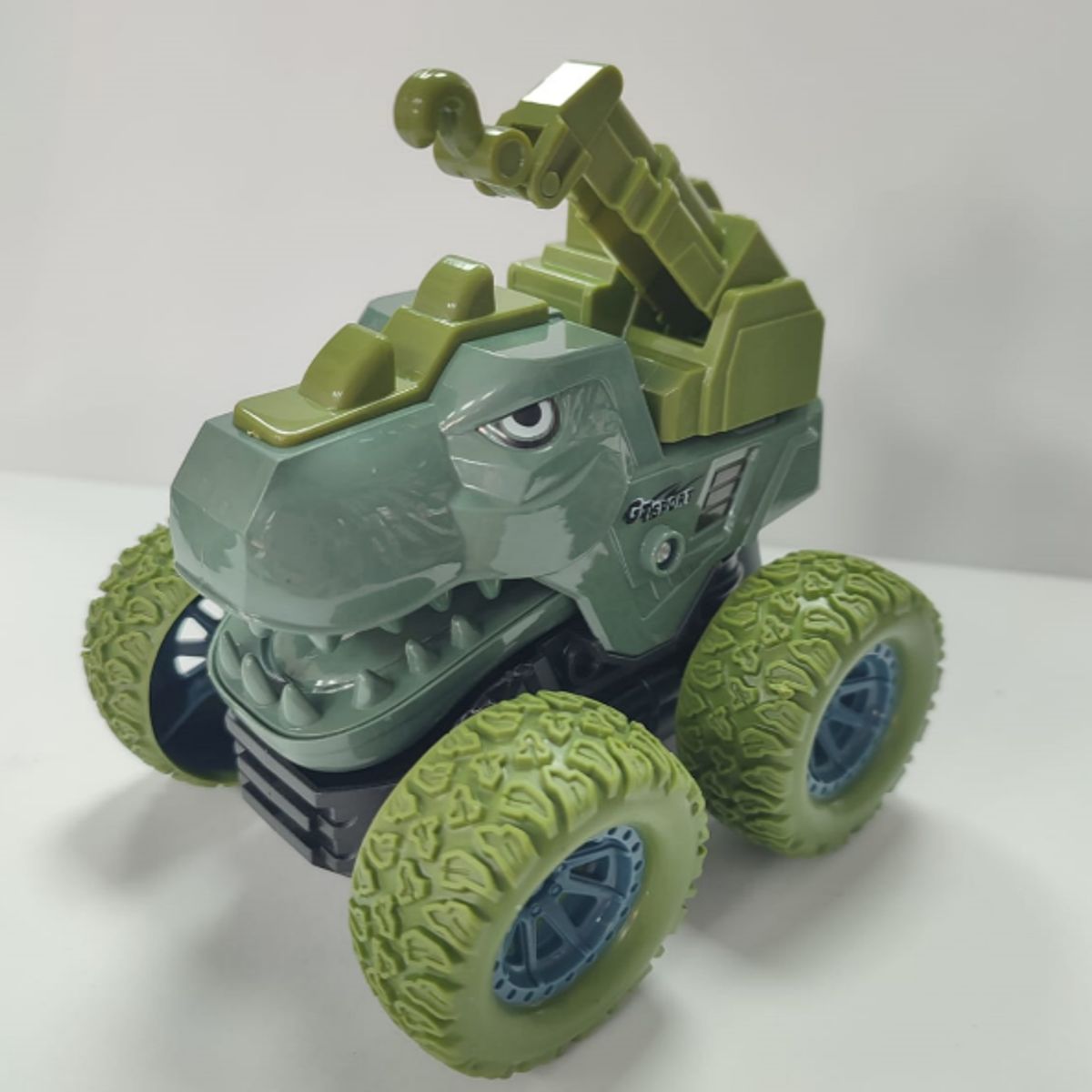 GENERICO - Camión De Inercia Grúa Construcción Dinosaurio