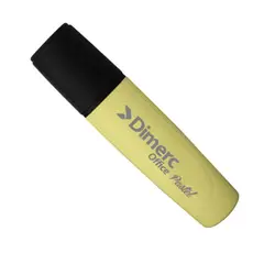 Dimerc - Destacador Escritorio Amarillo Pastel