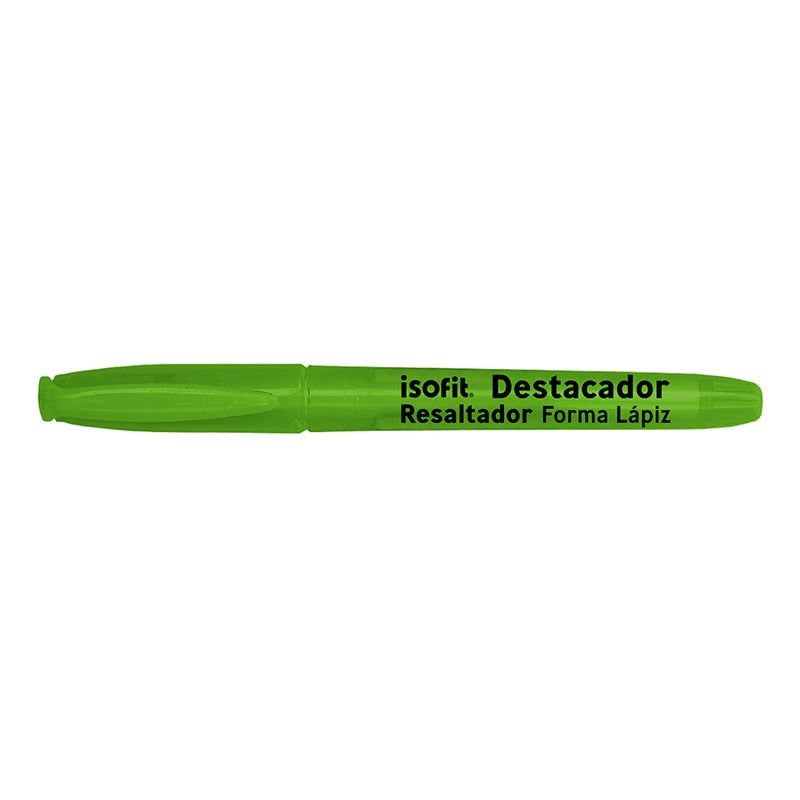 ISOFIT - Destacador Forma Lapiz Isofit Verde