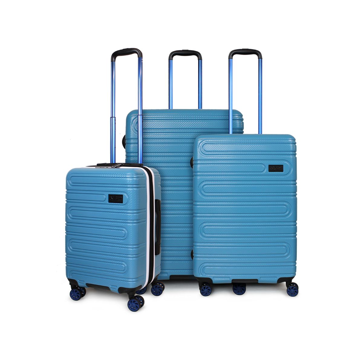 PENGUIN - Set de 3 maletas S+M+L Mallorca celeste Penguin