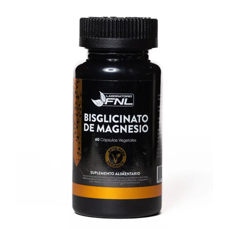 FNL - Bisglicinato de Magnesio 550mg 60 Cápsulas FNL