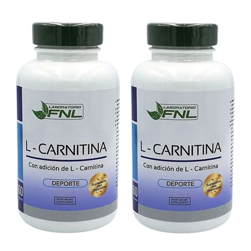 FNL - L-Carnitina 150mg 120 Cápsulas Fnl Pack 2 Frascos