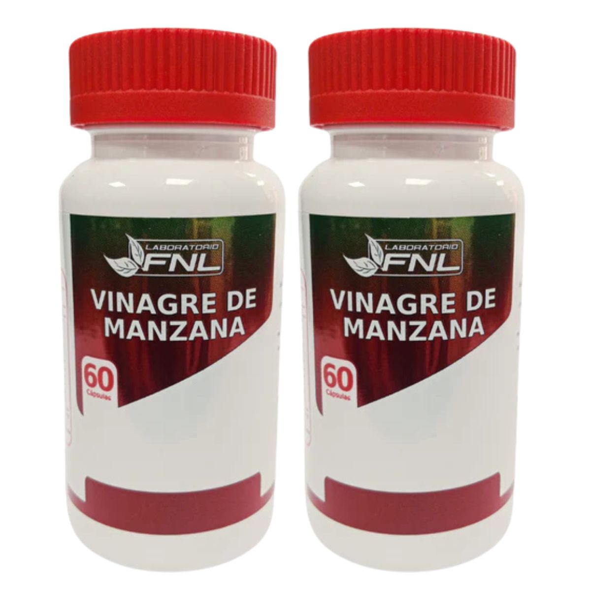 FNL - Vinagre De Manzana 650mg 120 Cásulas FNL Pack 2 Frascos
