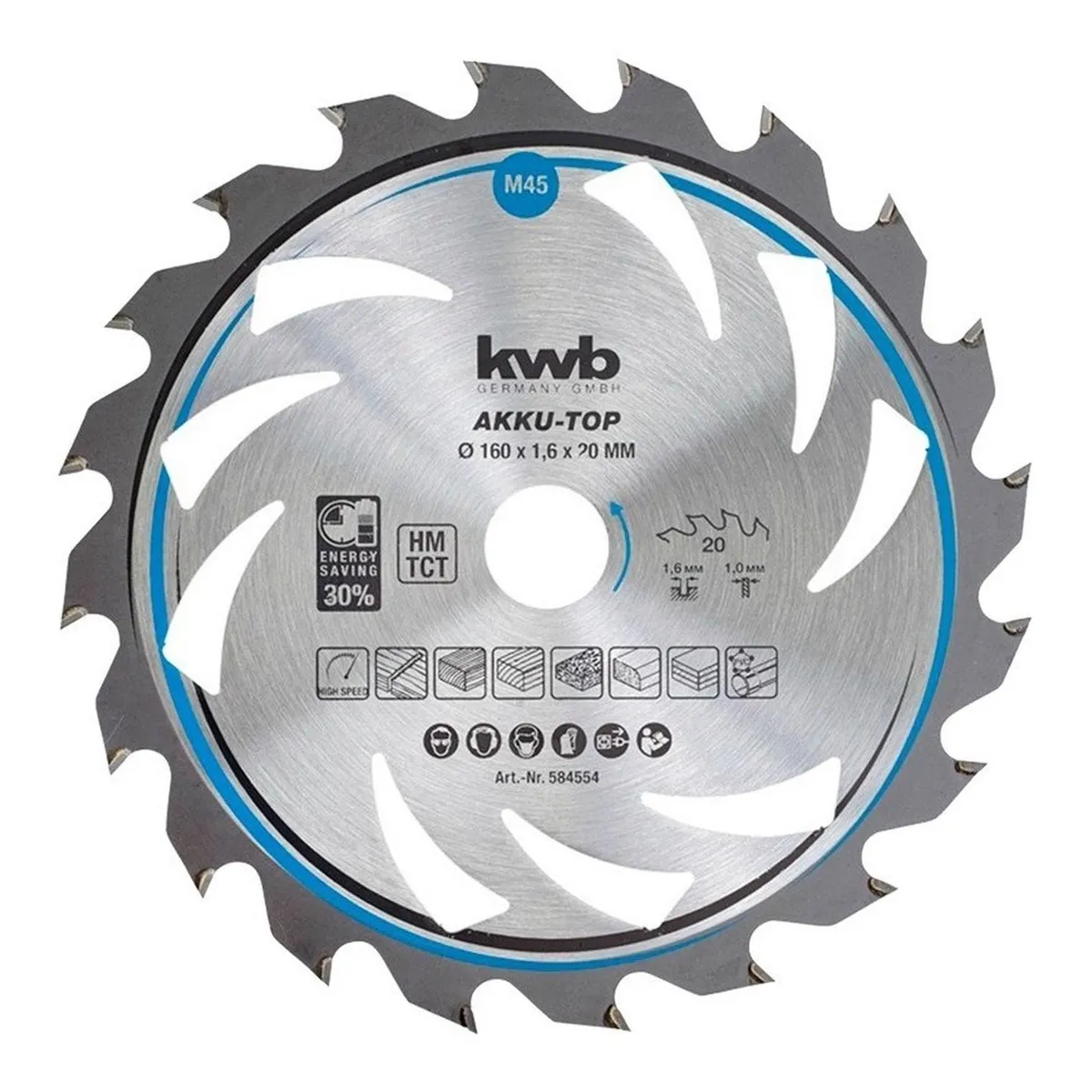 KWB - Disco 165x20 Mm Sierra De Inmersión Einhell Te-ps 165