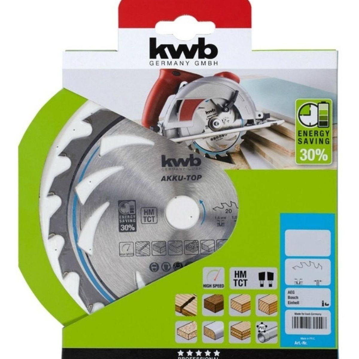 KWB - Disco 165x20 Mm Sierra De Inmersión Einhell Te-ps 165