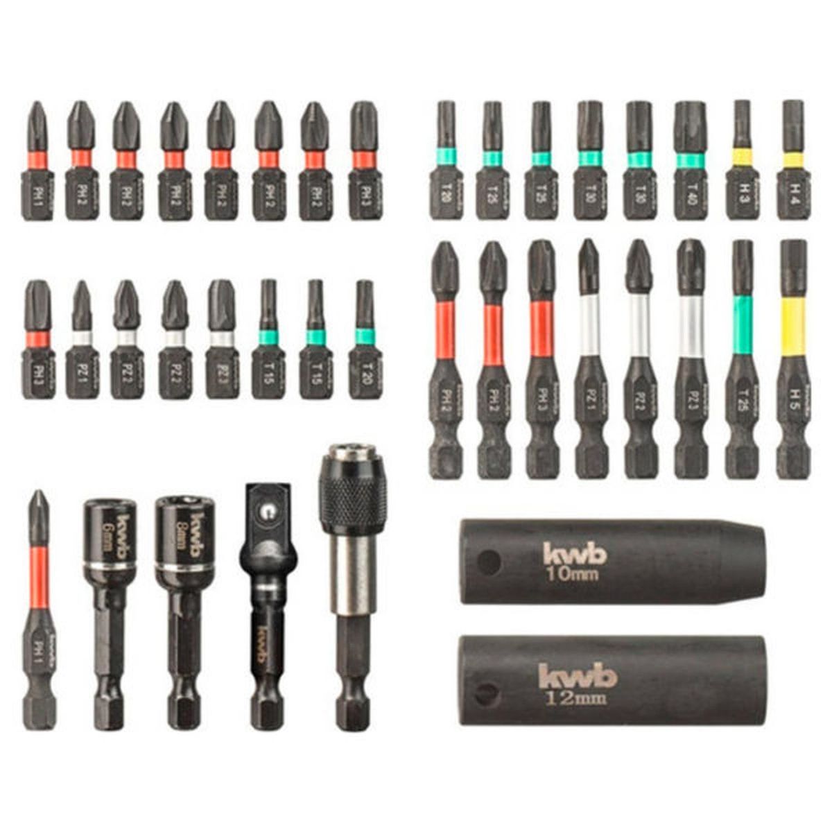 EINHELL - Set 39 Puntas Impact Force Kwb