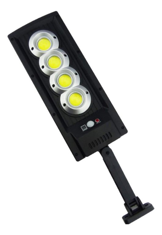 Foco Mini Solar Pared 4 Placas LED COB Brazo