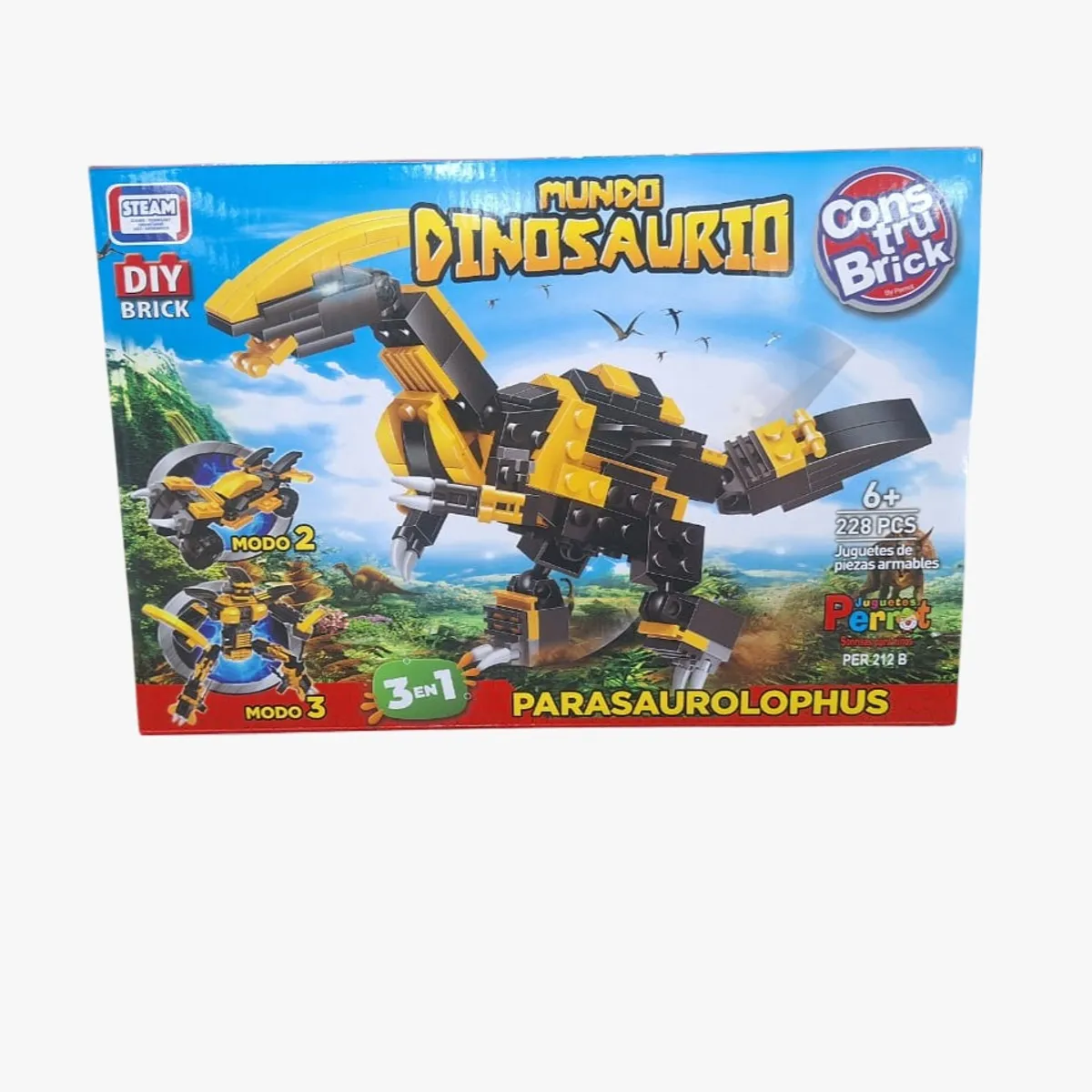 PERROT - CONSTRUBRICK MUNDO DINOSAURIO PARASAUROLOPHUS