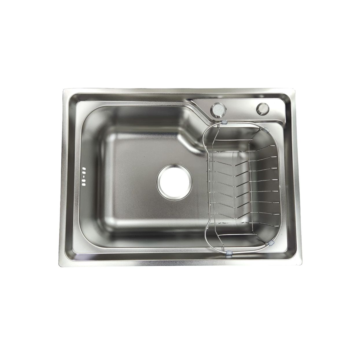 GENERICO - Lavaplatos acero inoxidable 56x42 sobre cubierta.