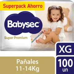 BABYSEC - Pañales De Bebé Super Premium 100 Un Talla XG