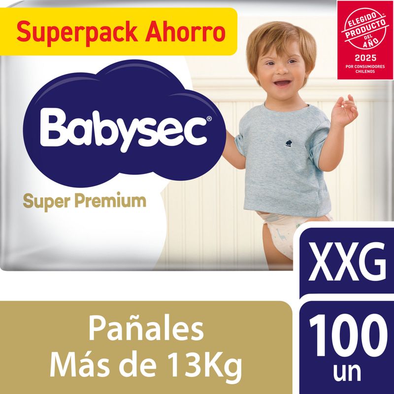 BABYSEC - Pañales De Bebé Babysec Super Premium 100 Un Talla XXG