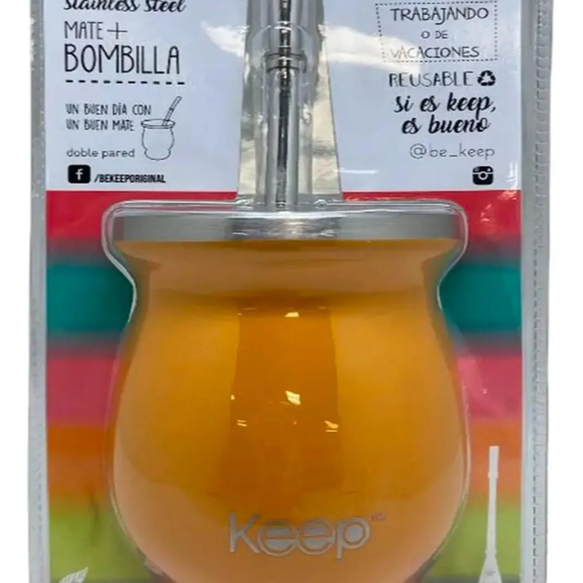 KEEP - Matero + Bombilla - Amarillo