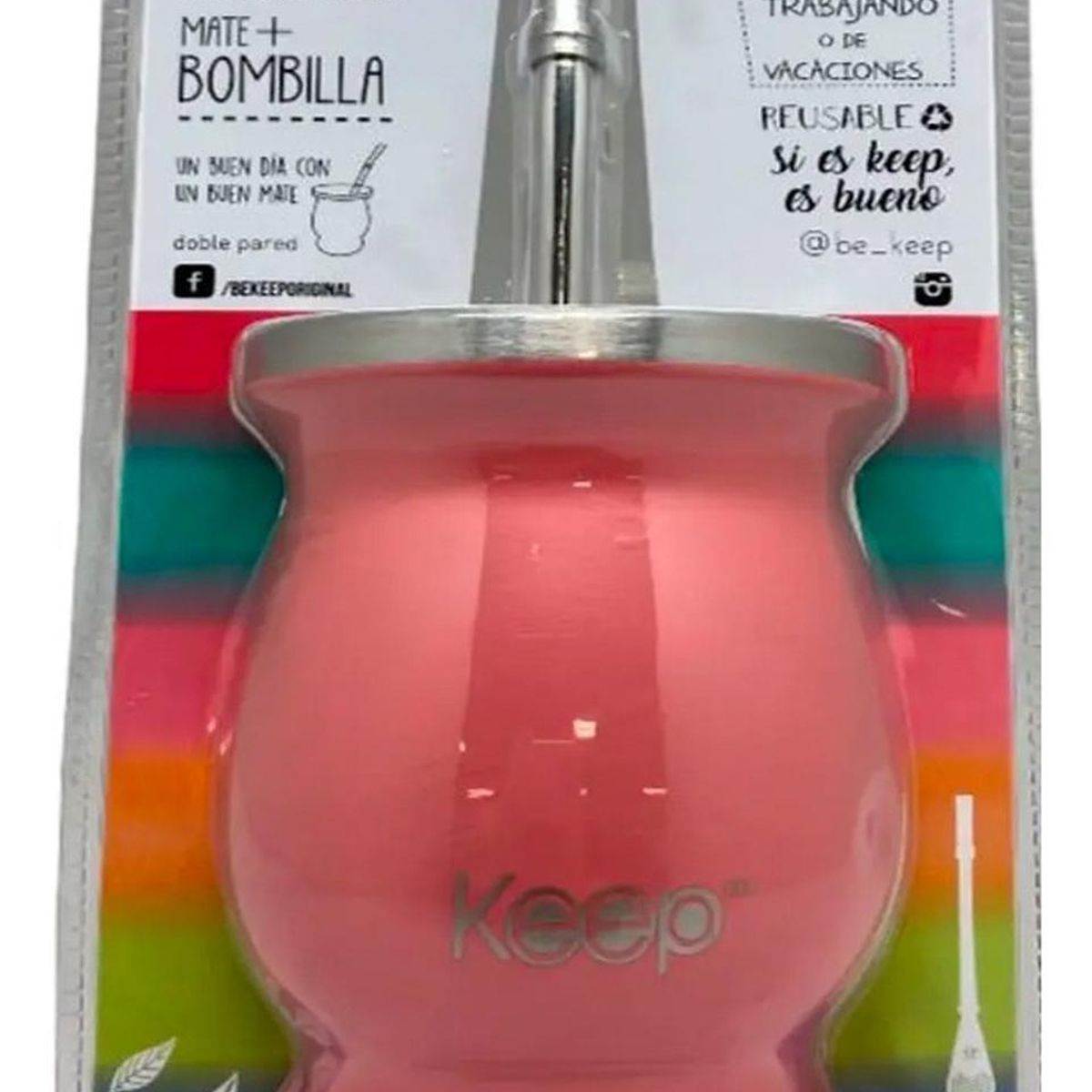 KEEP - Matero + Bombilla - Naranja