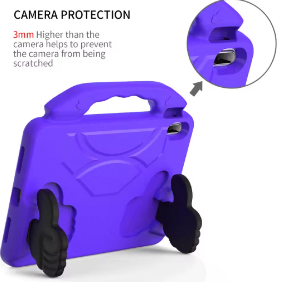 GENERICO - Carcasa Niños Anti-golpes Para Tablet Samsung A9+ 11 X210 Morado