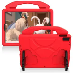 GENERICO - Carcasa Niños Anti-golpes Para Tablet Samsung A9+ 11 X210 Rojo