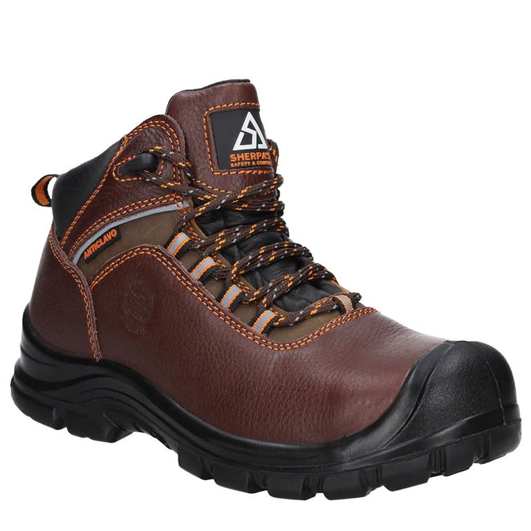 Zapato De Seguridad Hombre Marrón Sherpa's