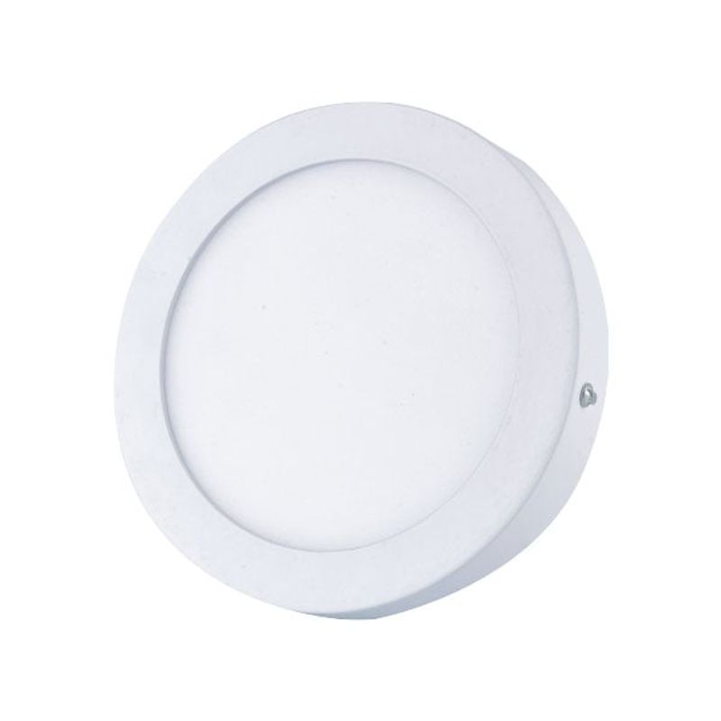 GENERICO - Panel LED Sobrepuesto Redondo 6W 3000K 120mm