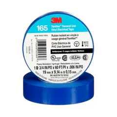 3M - Cinta Aisladora Temflex 165 19mm x 9,14 metros Azul