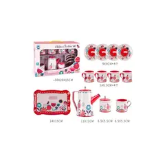 GENERICO - Set Juego Tazas De Té Café Con Tetera Juguete Didáctico