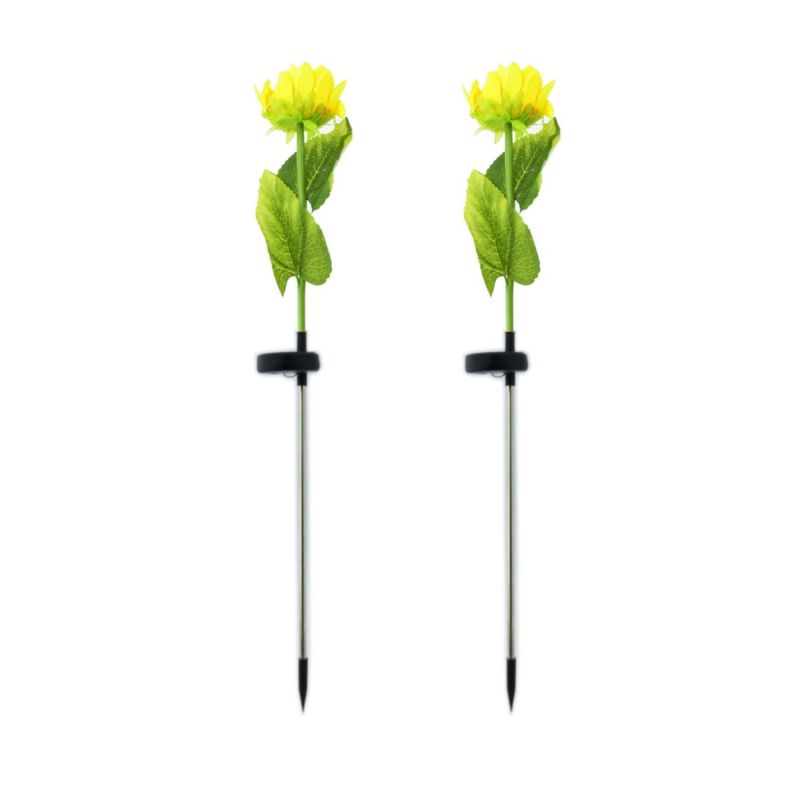 IMPORTCLICK - Flor Solar LED Maravilla 80 CM Luz Cálida - Multicolor