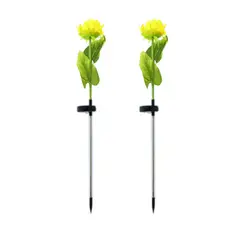 IMPORTCLICK - Flor Solar LED Maravilla 80 CM Luz Cálida - Multicolor