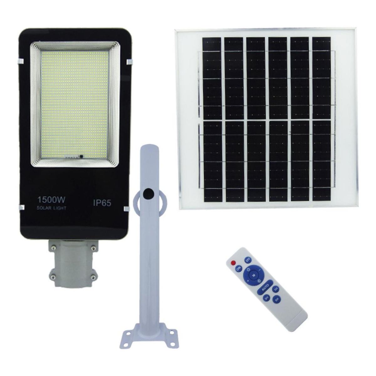 IMPORTCLICK - Foco Brazo Solar 1500 W 1216 LED Placa Metal Control