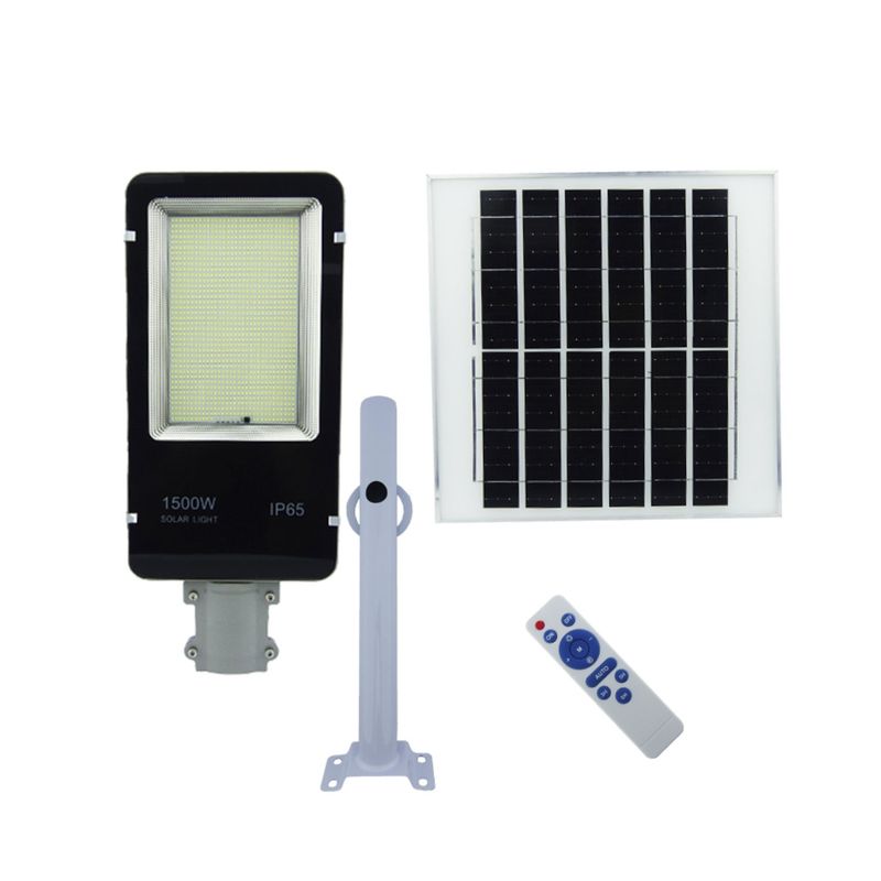 IMPORTCLICK - Foco Brazo Solar 1500 W 1216 LED Placa Metal Control - Negro