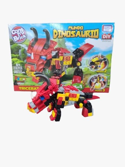 CONSTRUBRICK MUNDO DINOSAURIO TRICERATOPS
