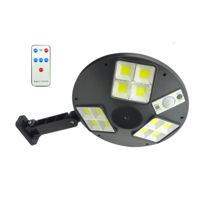 IMPORTCLICK - Farol Solar 12 Placas COB LED Sensor Movimiento - Negro