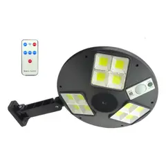 IMPORTCLICK - Farol Solar 12 Placas COB LED Sensor Movimiento - Negro