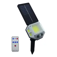 IMPORTCLICK - Estaca LED Solar COB PVC Sensor Control Remoto