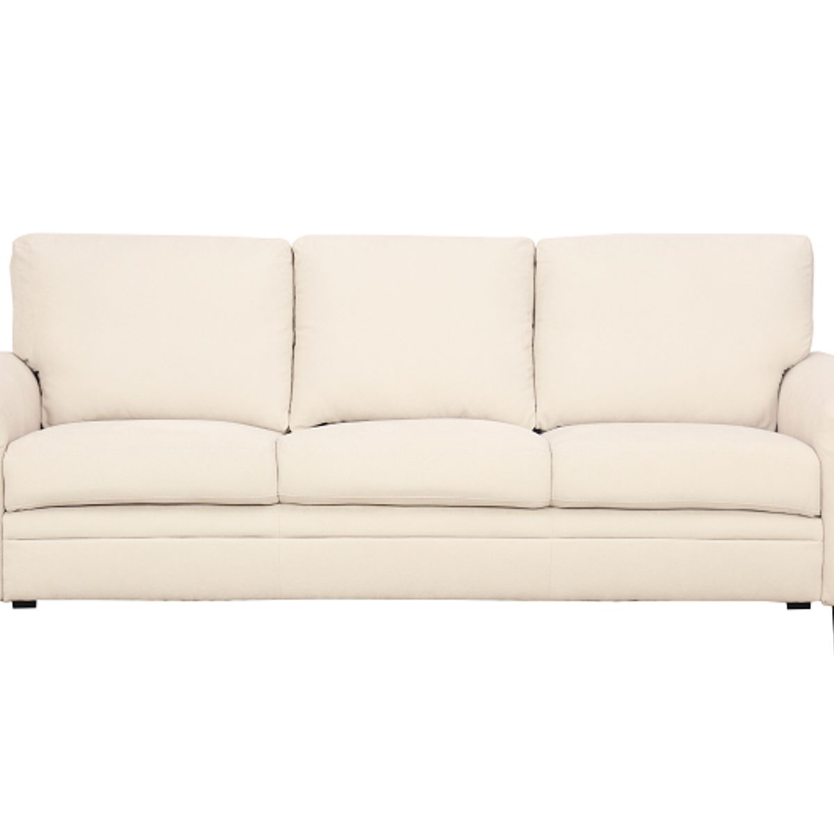 AGUILA - Sofá Callisburg de 3 Cuerpos de Chenille - Blanco