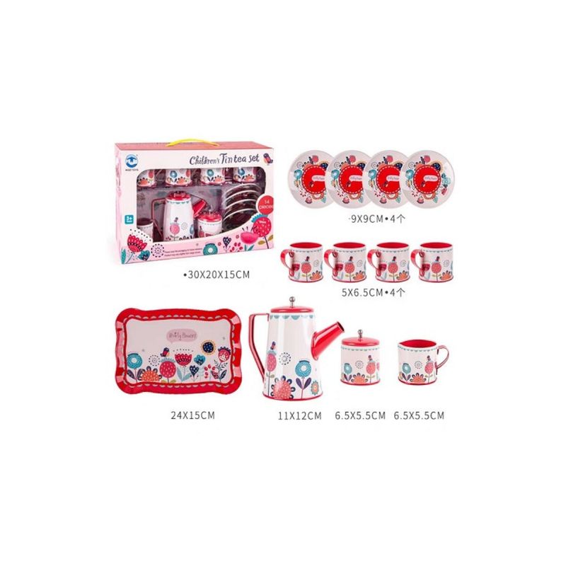 GENERICO - Set Juego Tazas De Té  Café Con Tetera Juguete Didáctico