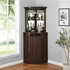 MSA MUEBLES SANTA ANA - Vitrina Esquinero Coffe 800