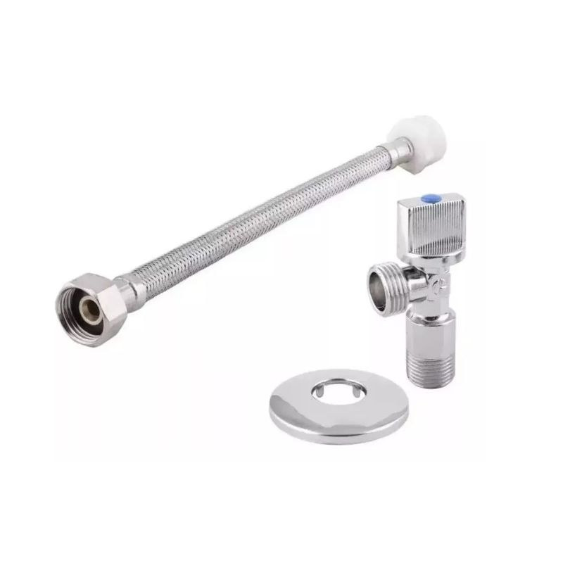 TAUMM - Kit Flexible 25 Cm Con Llave Angular Media  15  16 Taumm