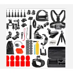 GENERICO - KIT ACCESORIOS PARA GOPRO 84 EN 1