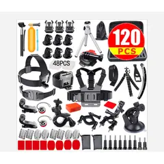 GENERICO - KIT ACCESORIOS PARA GOPRO 120 EN 1