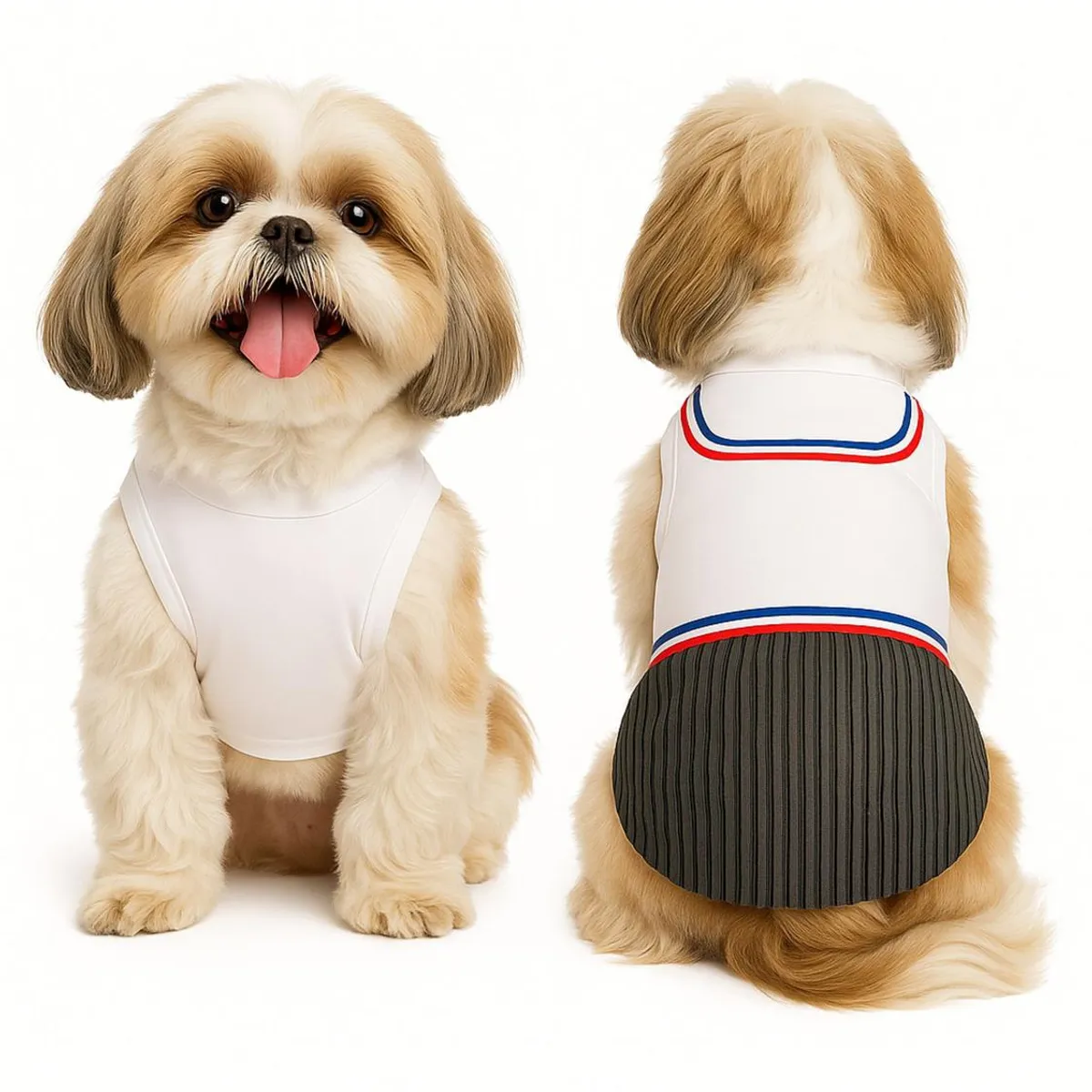 GENERICO - Traje de Huaso Chileno Talla S Para Perros Pequeños